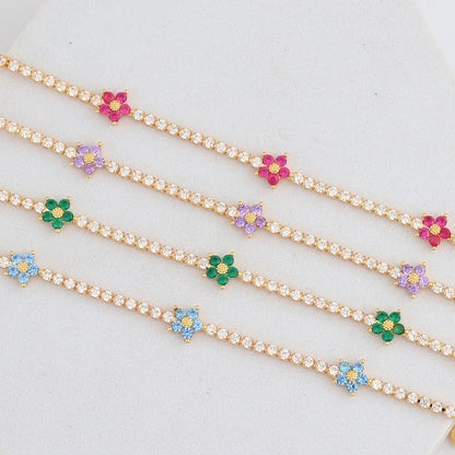 Daisy Zircon Bracelet