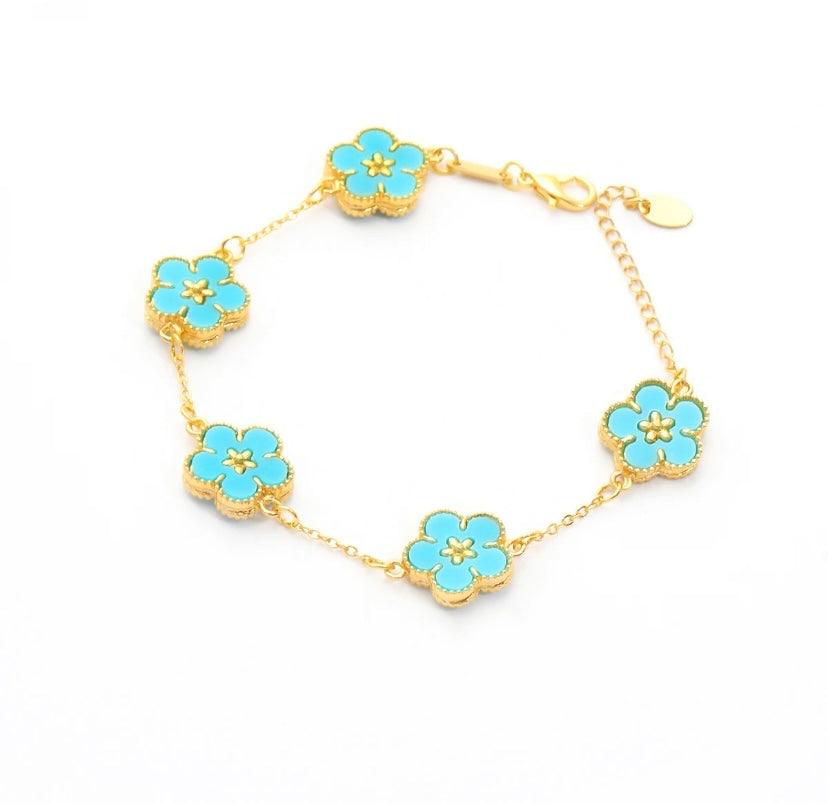 Five Leaf Blossom Bracelet