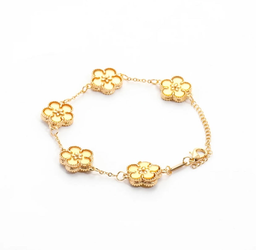 Five Leaf Blossom Bracelet