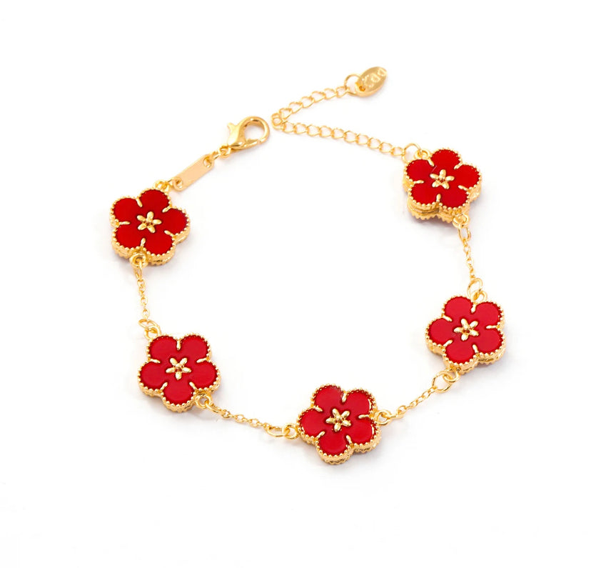 Five Leaf Blossom Bracelet