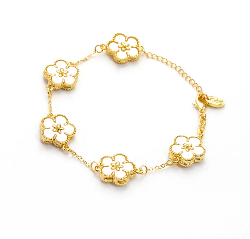 Five Leaf Blossom Bracelet