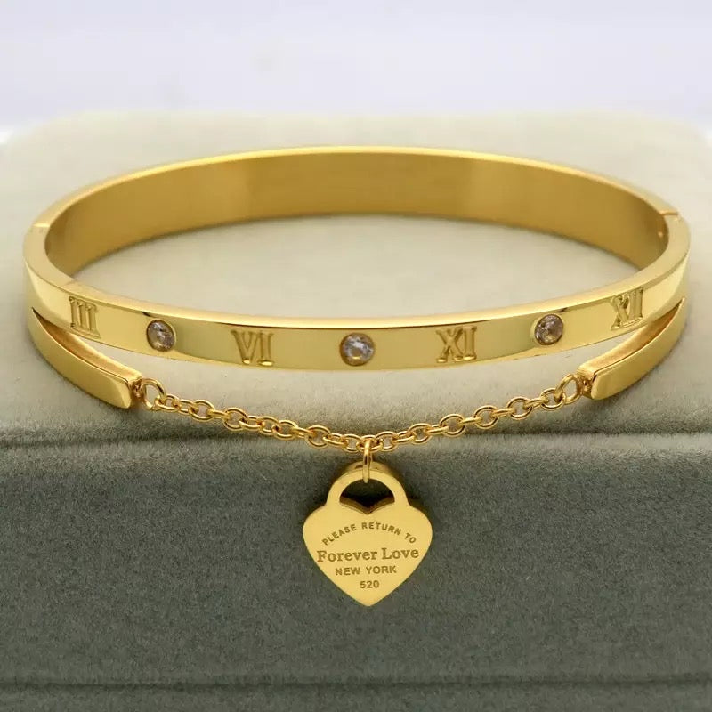 Forever Love Heart Bracelet