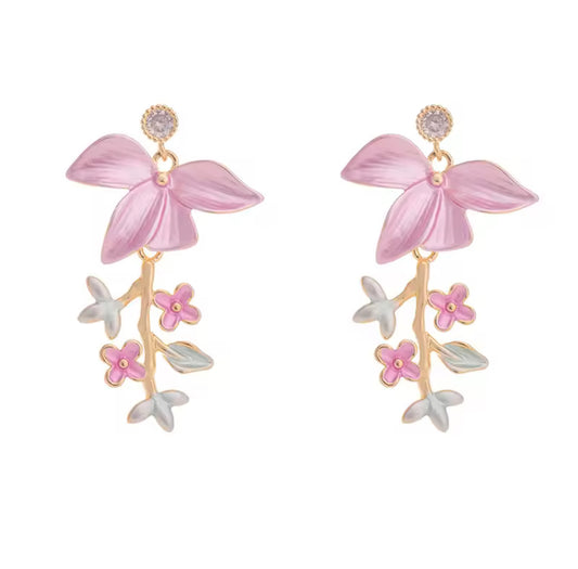 Blush Fleur Earrings