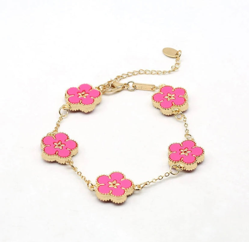 Five Leaf Blossom Bracelet