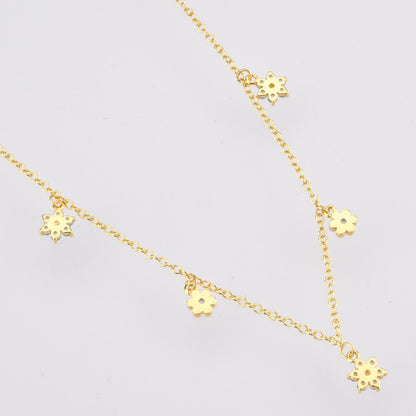 Flower Choker Necklace