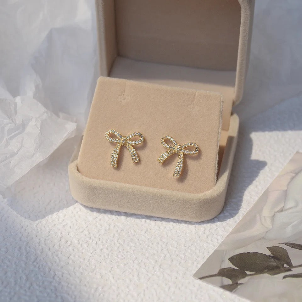 14K Gold Filled Zarita Bow Earrings