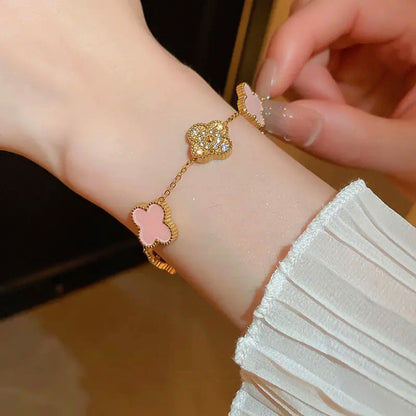 Loona Clover Zircon Bracelet