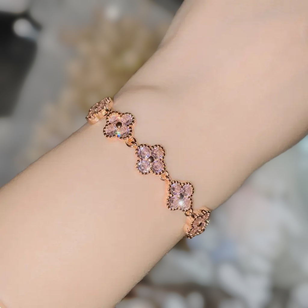 Noor Four Leaf Bracelet