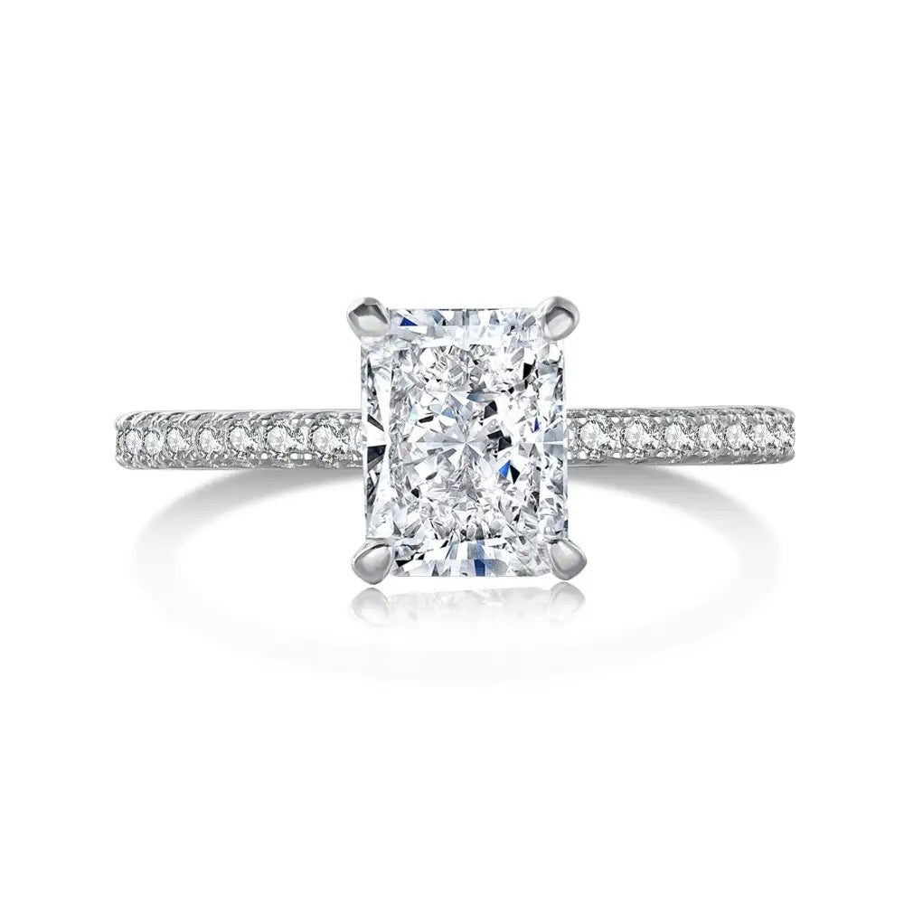 LOULIA 2CT Radiant Cut Ring