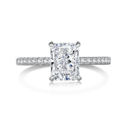 LOULIA 2CT Radiant Cut Ring