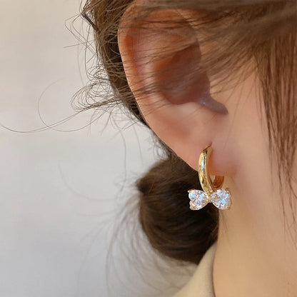 Milly Bow Zircon Earrings