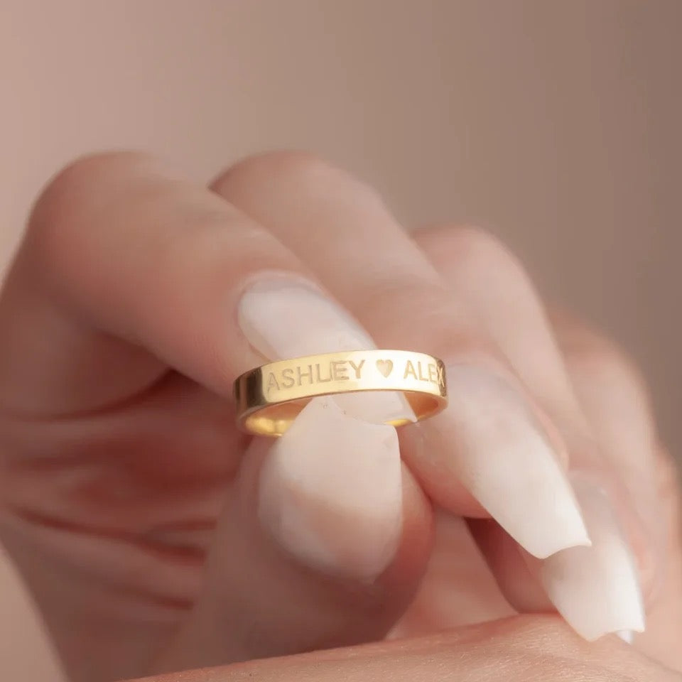 Personalised Engraved Ring