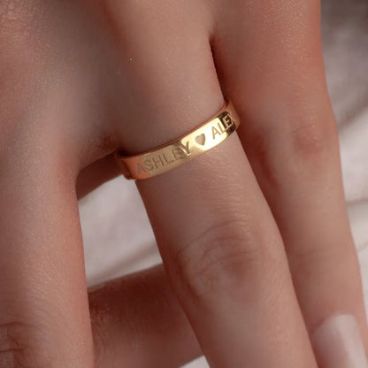 Personalised Engraved Ring