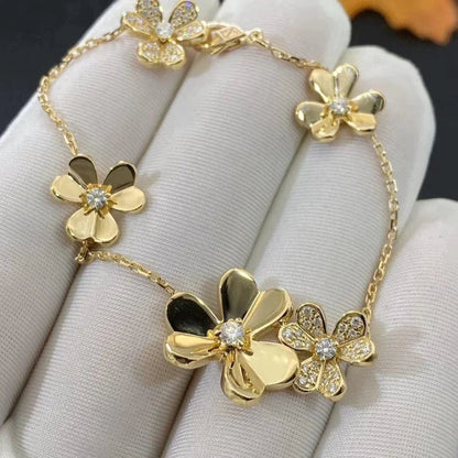 Flora Flower Zircon Bracelet