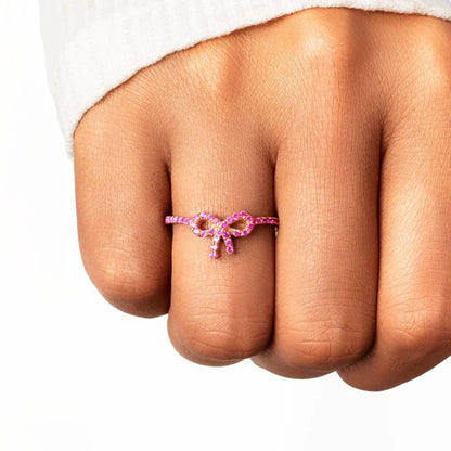 Pink Delight Ring ~ 925 Sterling Silver