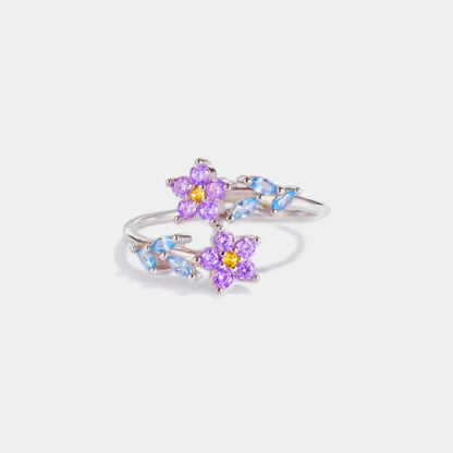 Clematis Zircon Ring