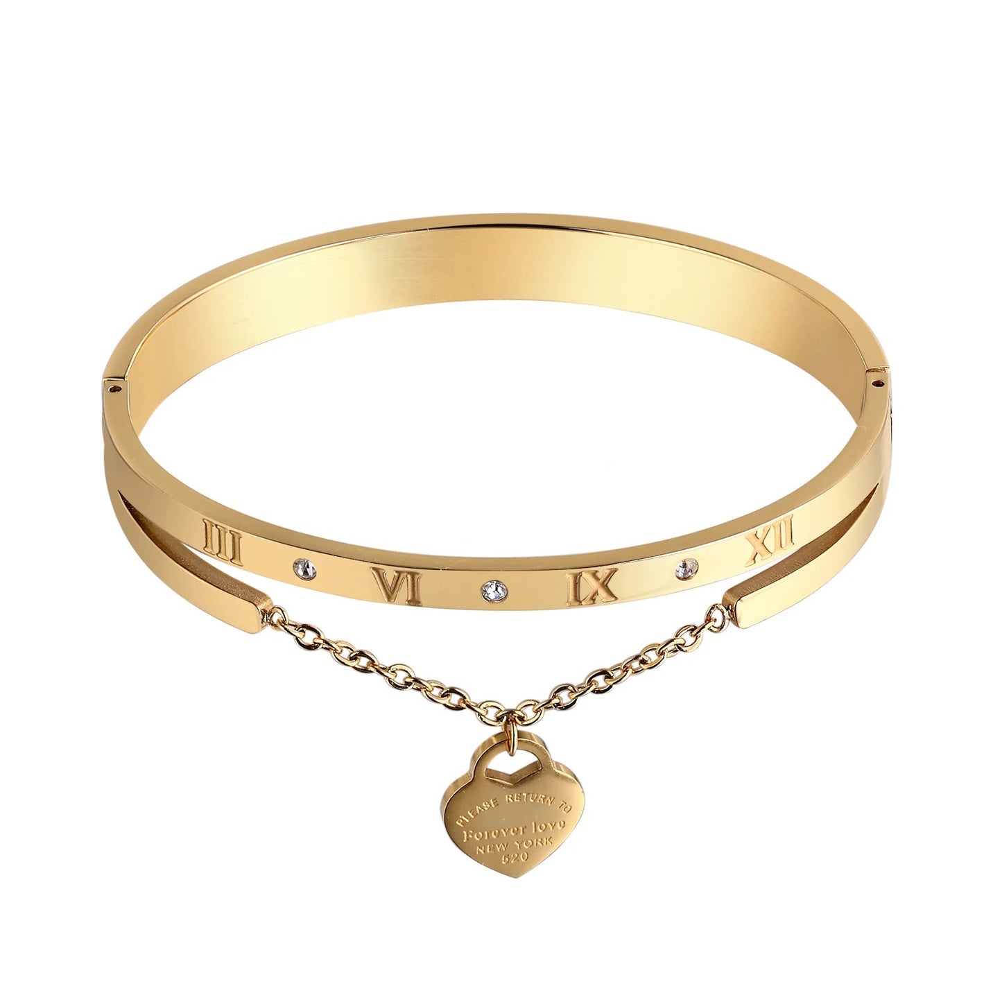 Forever Love Heart Bracelet