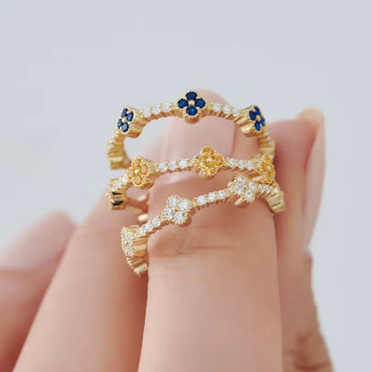 Eternity Clover Ring