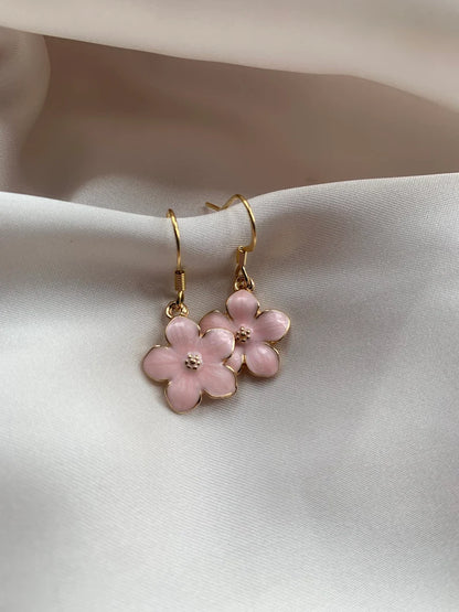 Pink Blossom Earrings