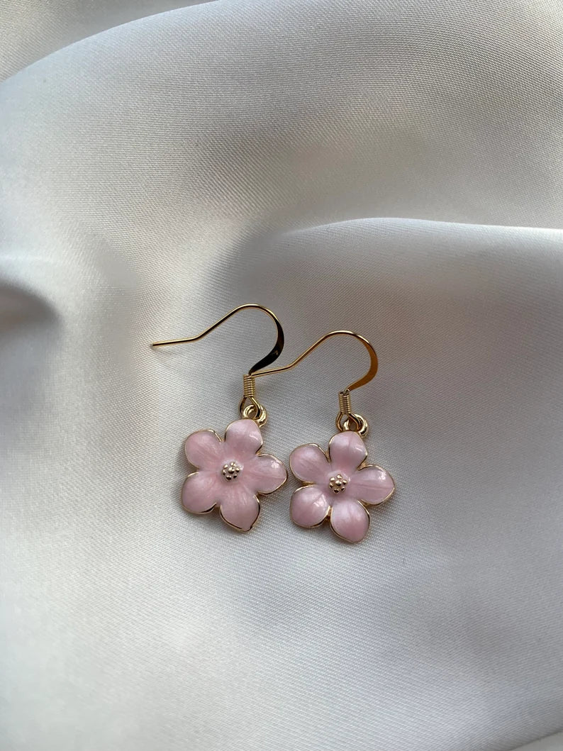 Pink Blossom Earrings