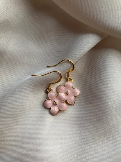 Pink Blossom Earrings