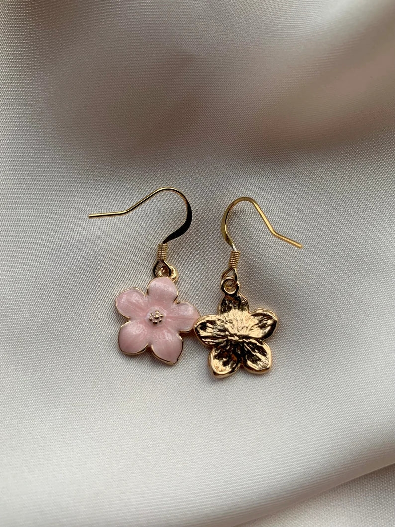 Pink Blossom Earrings