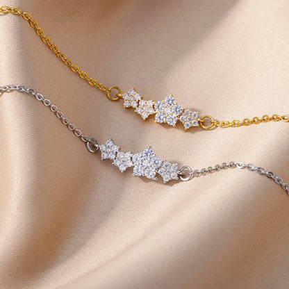 Flower Crystal Zircon Bracelet