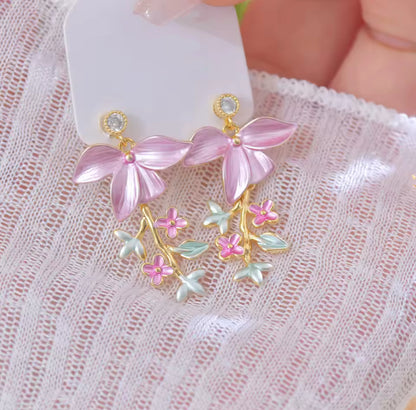 Blush Fleur Earrings