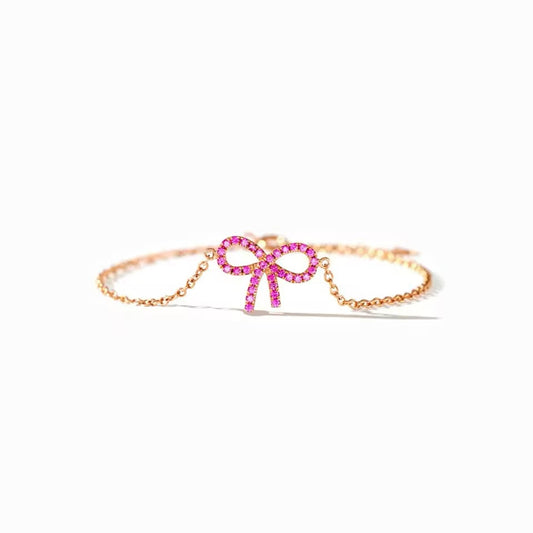 Pink Delight Bracelet ~ 18K Gold Plated