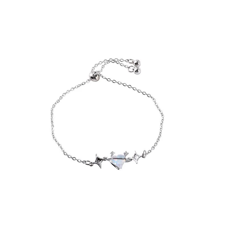 Star Heart Zircon Bracelet