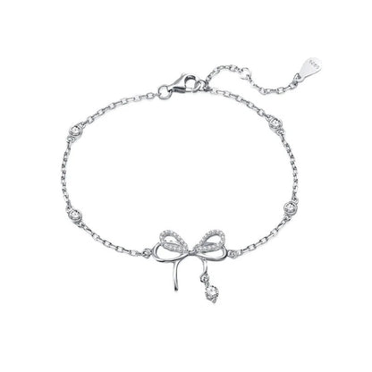 Bow Adjustable Zircon Bracelet