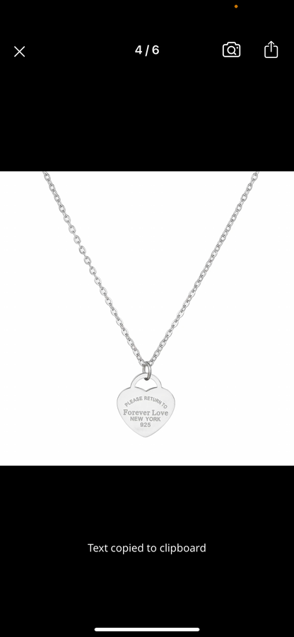 Forever Love Pendant Necklace