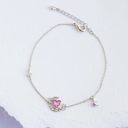 Love Moon Zircon Bracelet