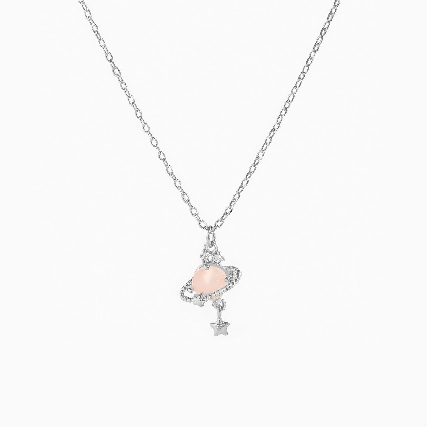 Star Planet Zircon Necklace