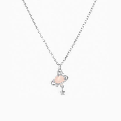 Star Planet Zircon Necklace