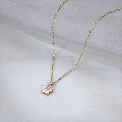 Crystal Sakura Necklace