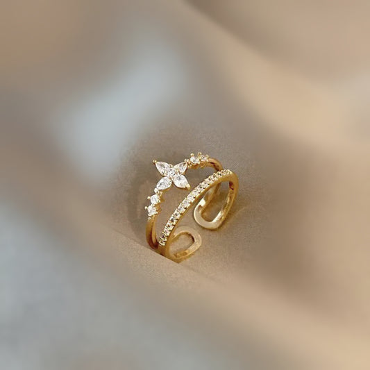 Sana Ring ~ 18K Gold Plated