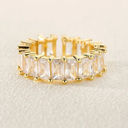 Cara Zircon Adjustable Ring