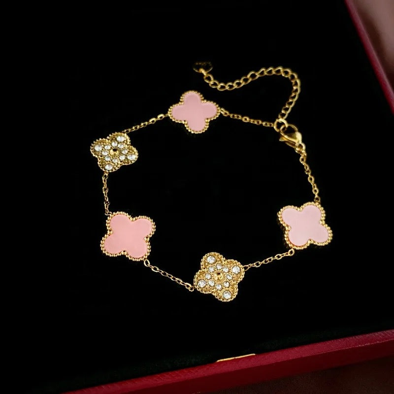 Loona Clover Zircon Bracelet