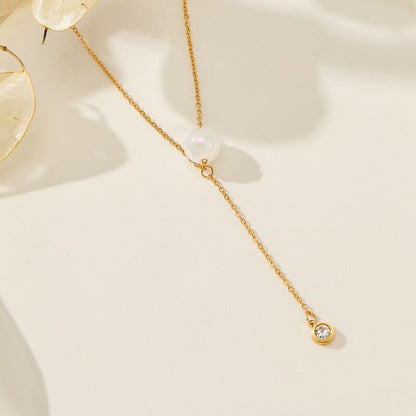 Zircon Drop Necklace