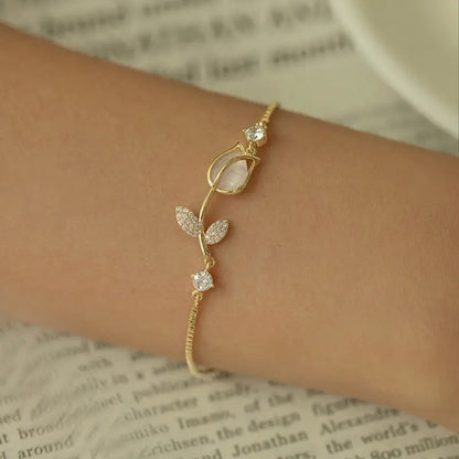 Rose Zircon Bracelet