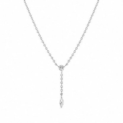 Tassel Zircon Necklace