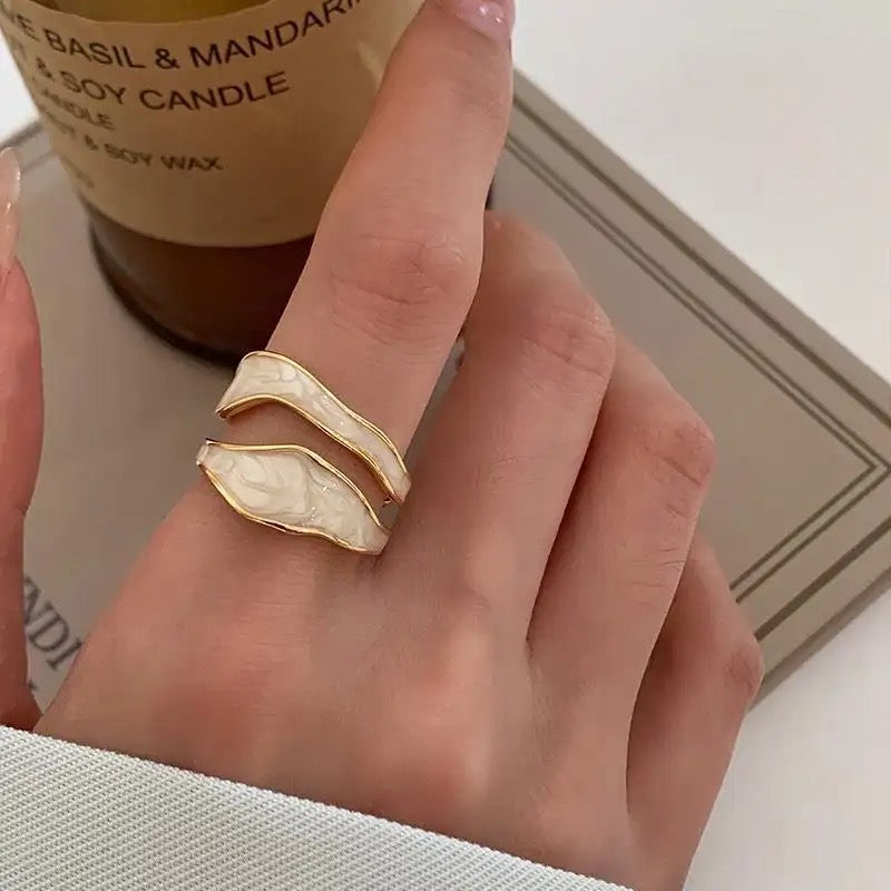 Double Marble Ring