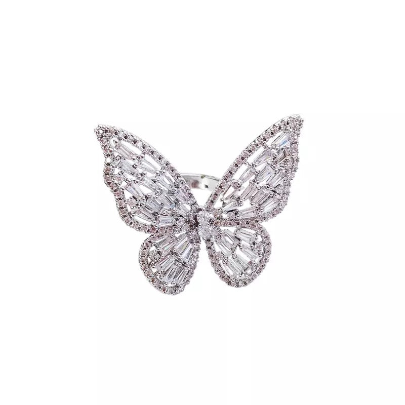 Zircon Butterfly Ring