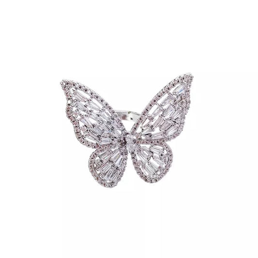 Zircon Butterfly Ring