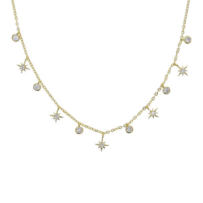 Star Charm Choker Necklace