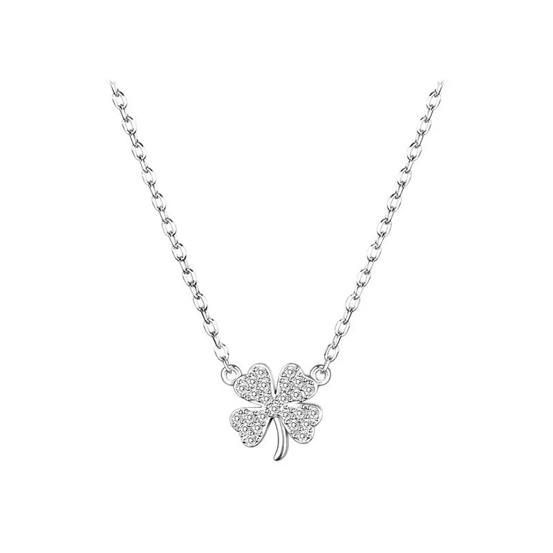 Clover Zircon Necklace