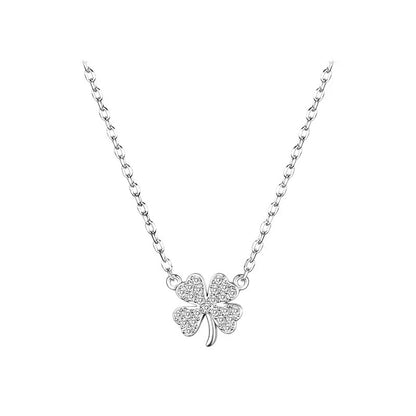 Clover Zircon Necklace