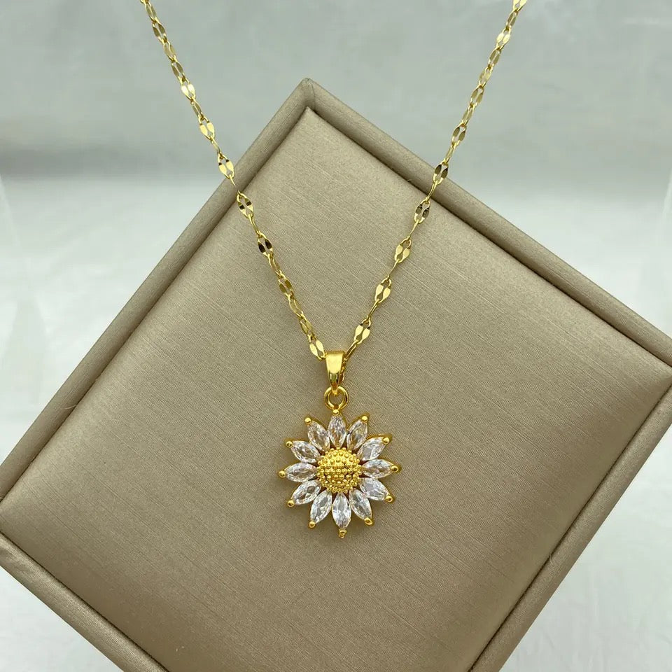 Sunflower Necklace