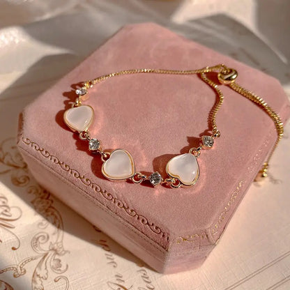 Sweet Heart Opal Bracelet